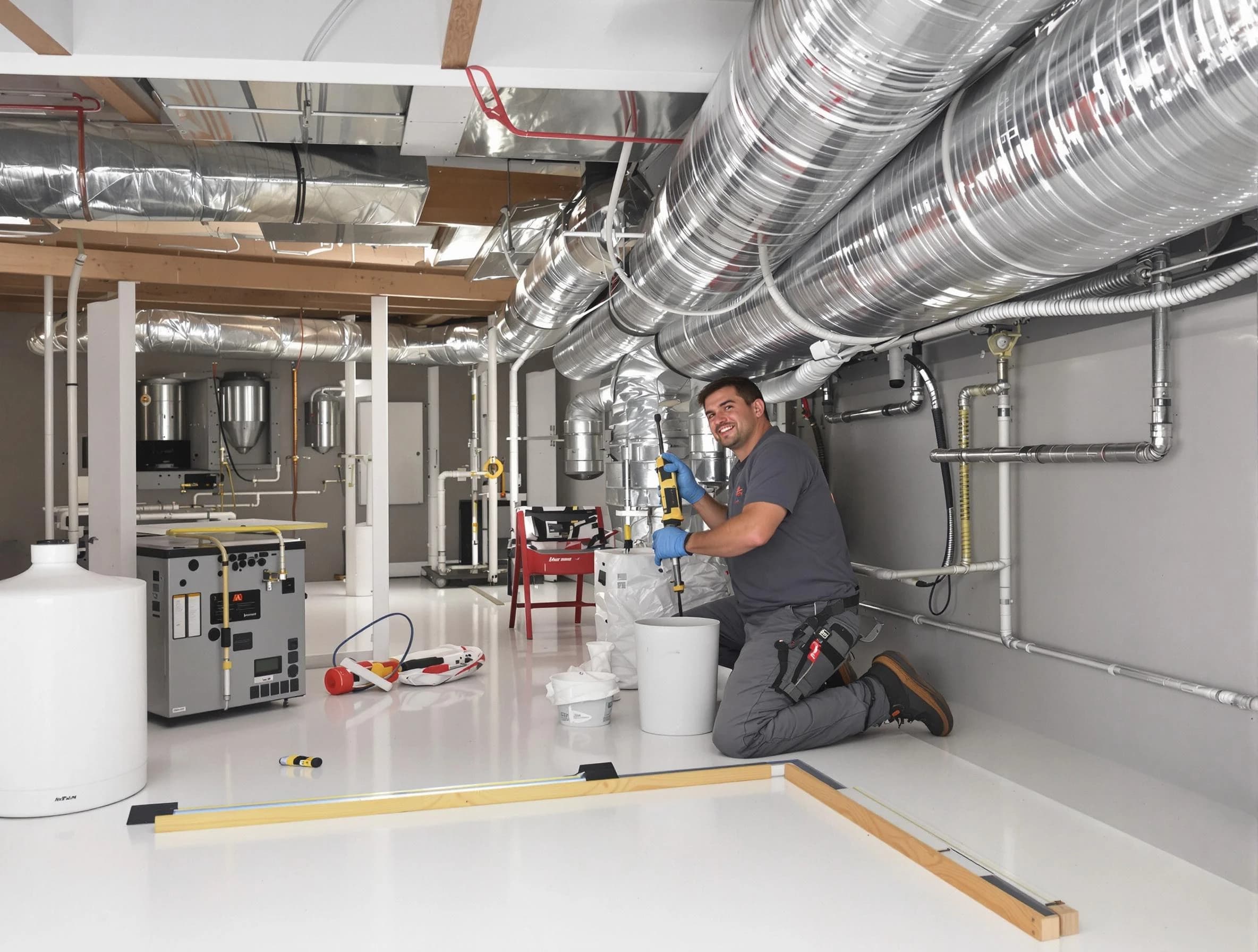 Professional duct sealing service by Lakewood Air Duct Cleaning in Lakewood