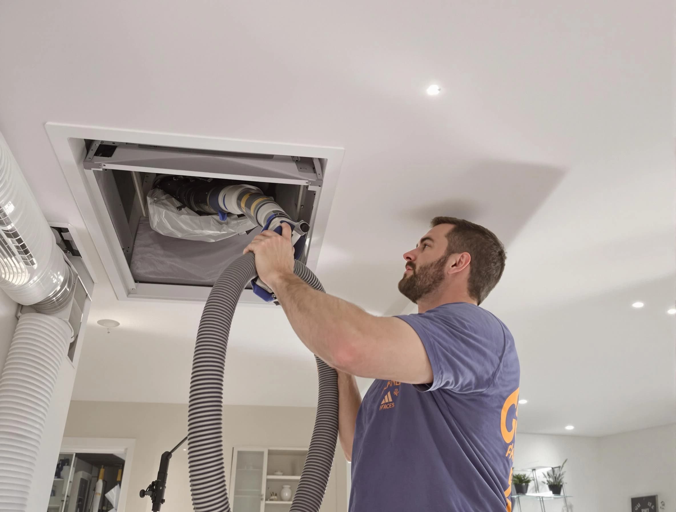 Precision indoor duct cleaning by Lakewood Air Duct Cleaning in Lakewood