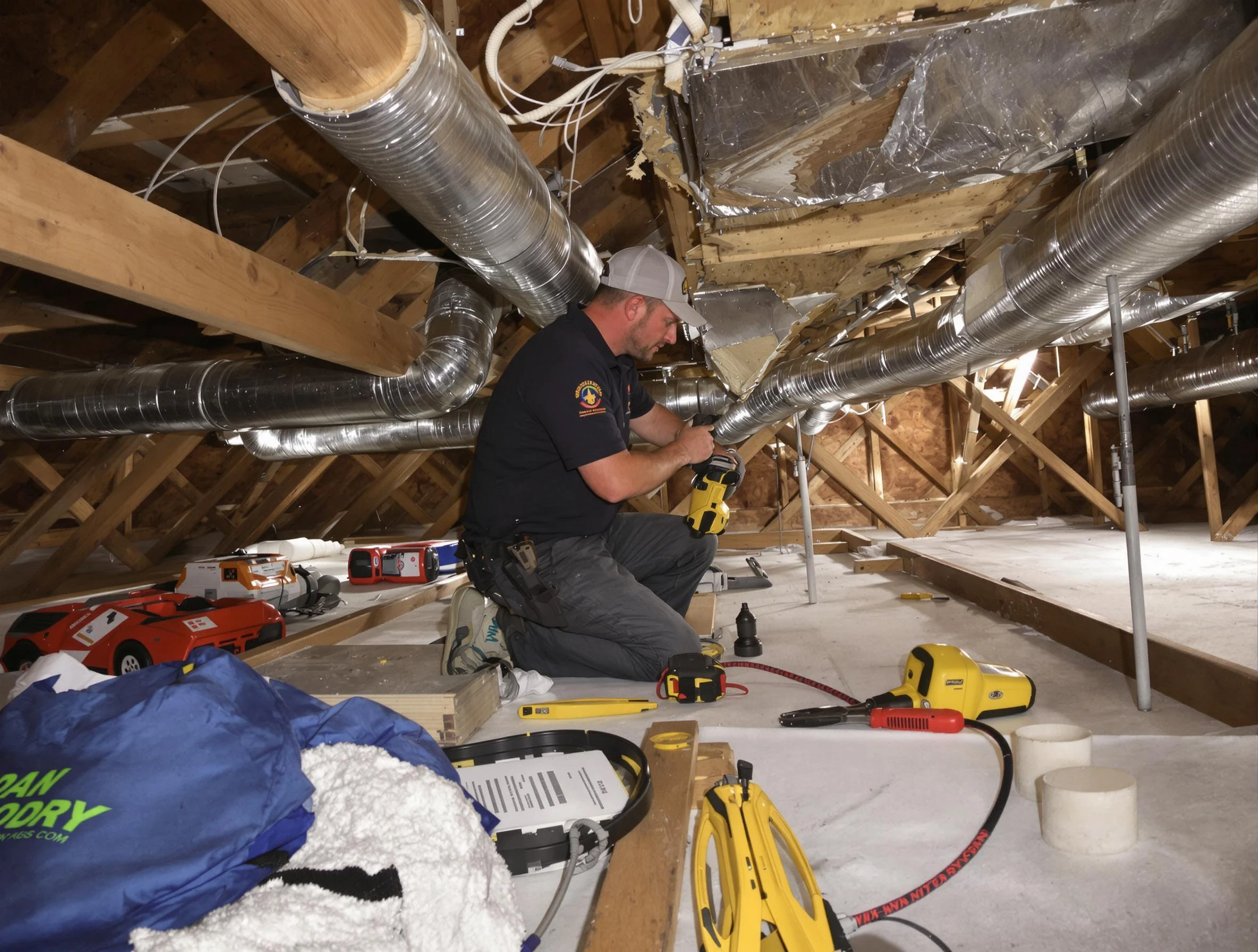 Professional air duct repair by Lakewood Air Duct Cleaning in Lakewood