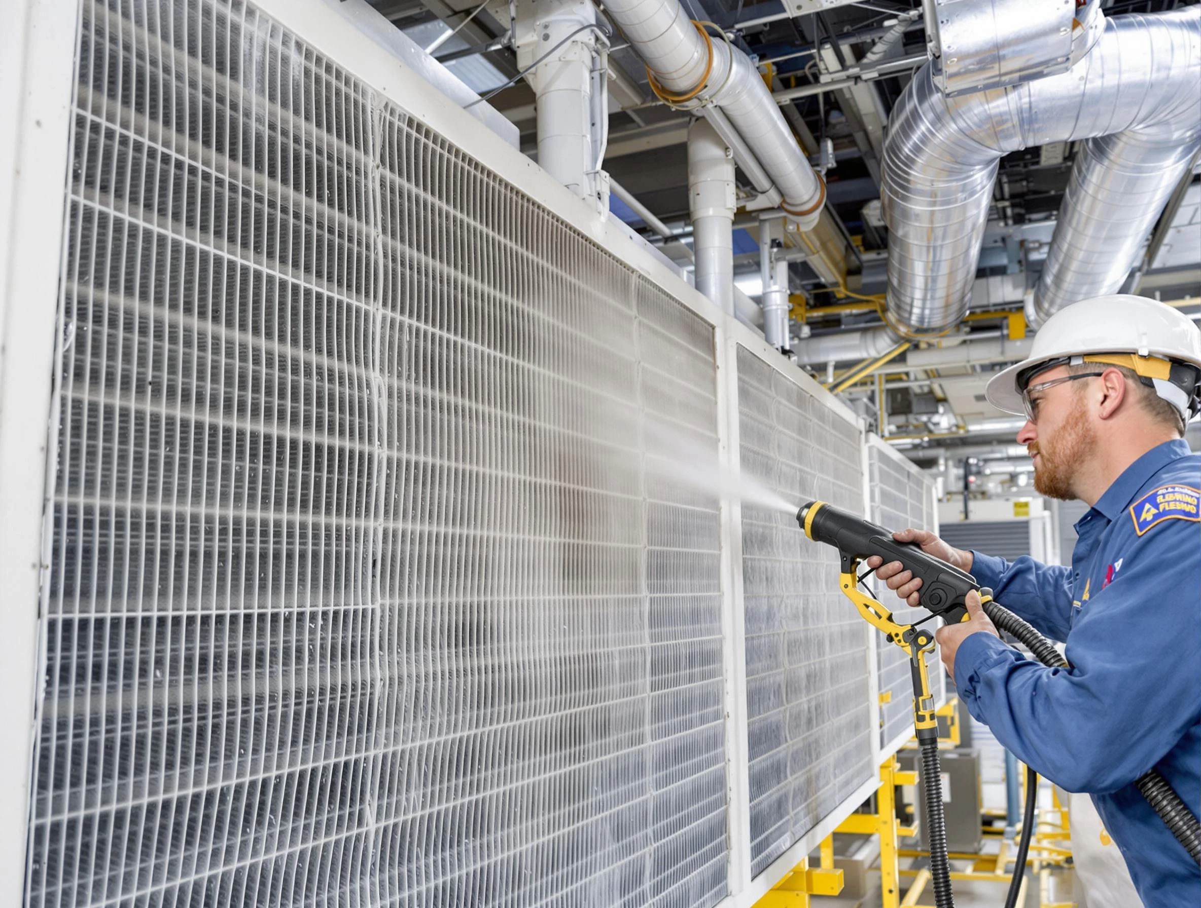 Professional commercial coil cleaning by Lakewood Air Duct Cleaning in Lakewood