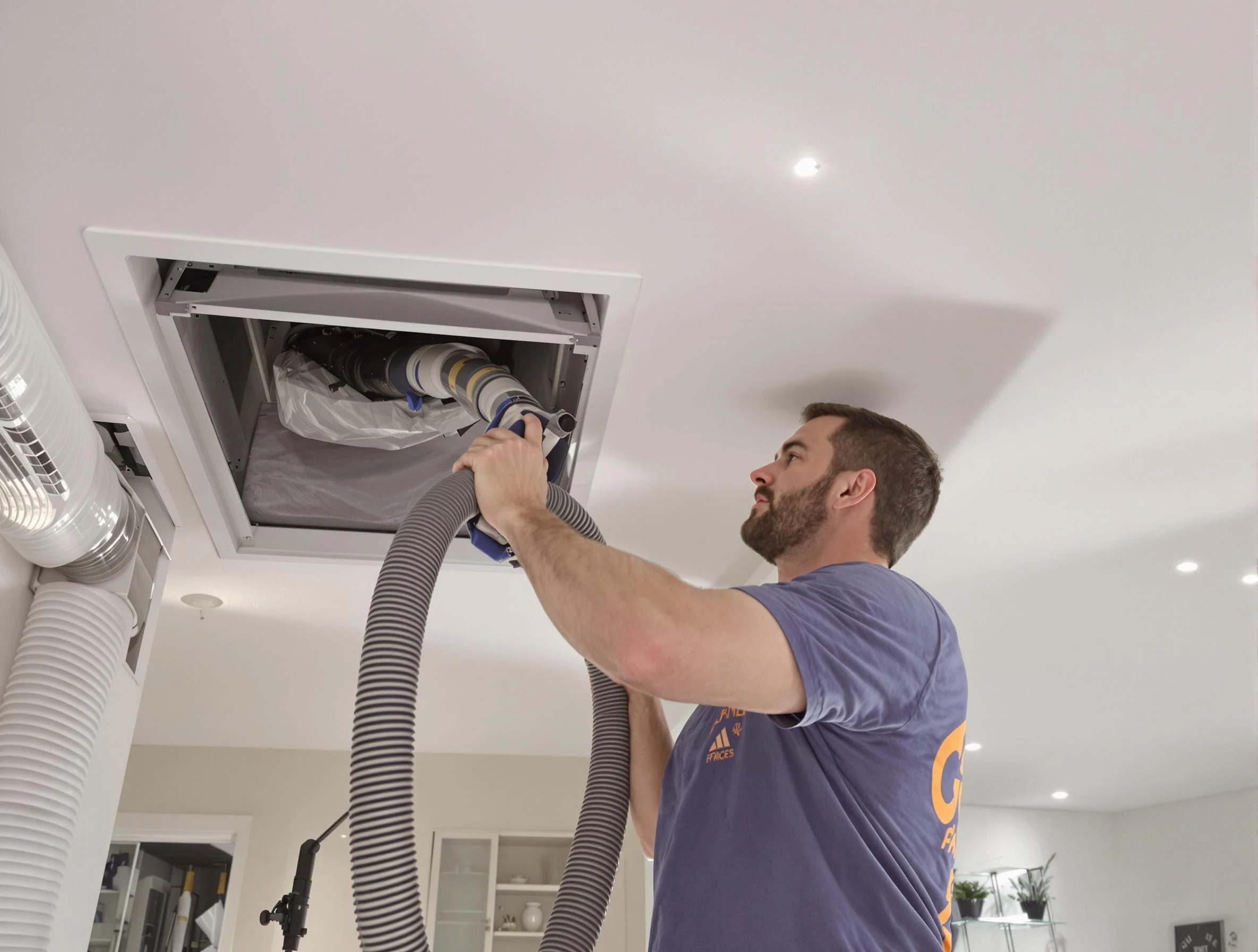Precision indoor duct cleaning by Lakewood Air Duct Cleaning in Lakewood